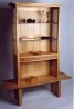 Image 1 of Chestnut display cabinet - Click to expand